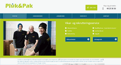 Desktop Screenshot of plukogpak.dk