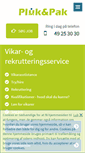 Mobile Screenshot of plukogpak.dk