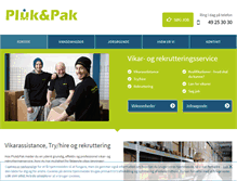 Tablet Screenshot of plukogpak.dk